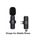 Microfone de Lapela Lavalier - Mini Mic Portátil para iPhone e Android