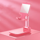 Suporte Telescópico Dobrável para Telemóvel com Rotação 360°