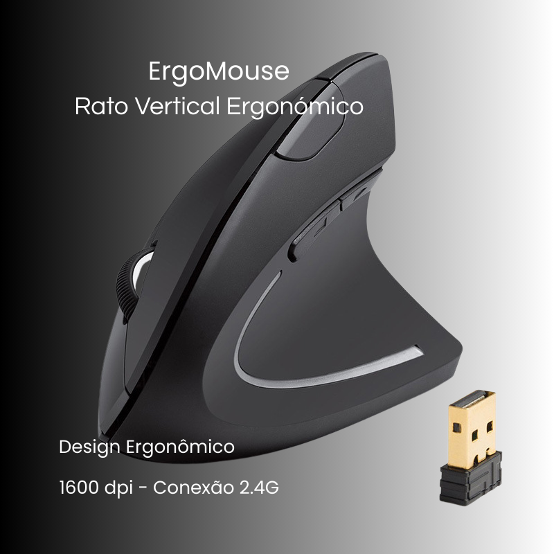 ErgoMouse - Rato Wireless Vertical
